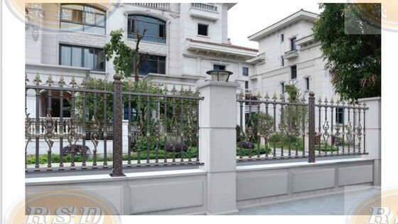 Modern Aluminum Safety Railing - Galvanized Finish for Indoor/Outdoor Use