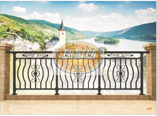 36 Inch Zinc Steel Railing with ISO Certification