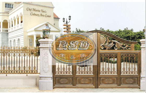Modern Galvanized Aluminum Villa Gates for Indoor Outdoor Use