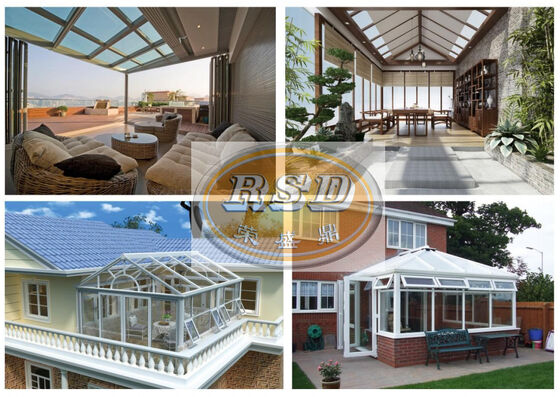 Modern Aluminum Sunroom with Thermal Break Technology