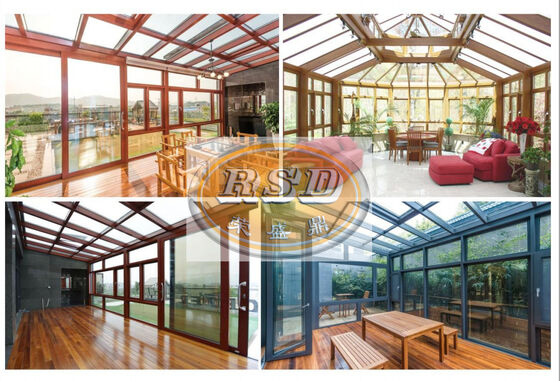 Modern Galvanized Aluminum Sunroom for Indoor Outdoor Use