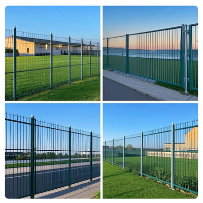 Modern Galvanized Anti Climb Metal Fence Panels for Security