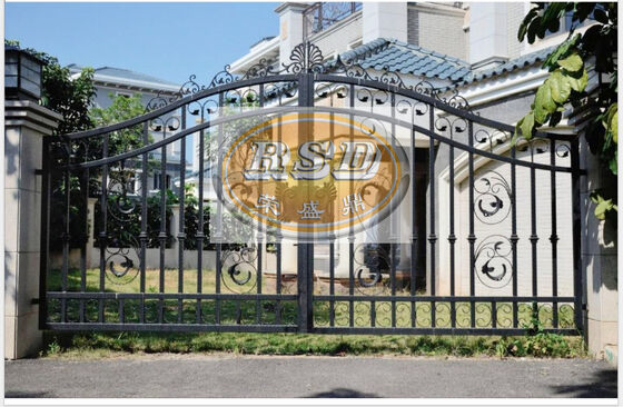 Modern Galvanized Steel Villa Gates for Home Security