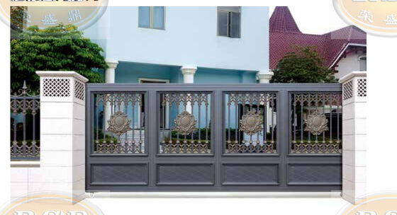 Modern Galvanized Steel Villa Gate for Coastal Areas