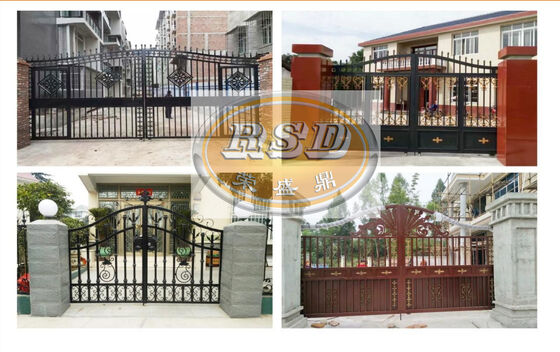 Modern Zinc Steel Villa Gate Galvanized Security Fence