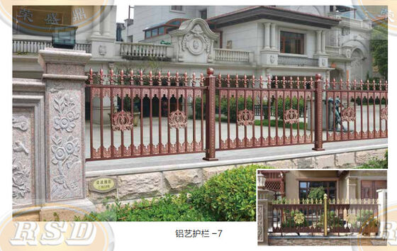 Modern Aluminum Safety Railing for Balcony and Stairs, Powder Coated