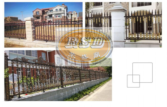 Modern Aluminum Villa Gates with Galvanized Finish