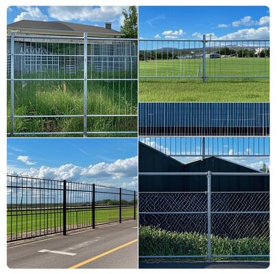 Galvanized Metal Wall Fence Rust Resistant for Home Garden