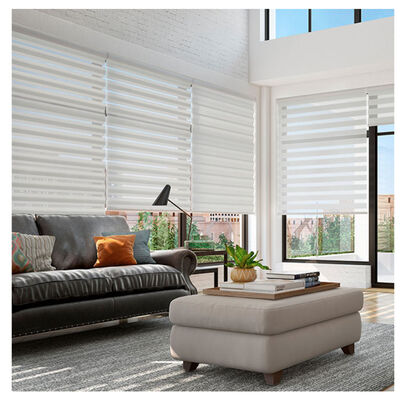 Commercial Cordless Fire Retardant Window Blinds Custom Sizes