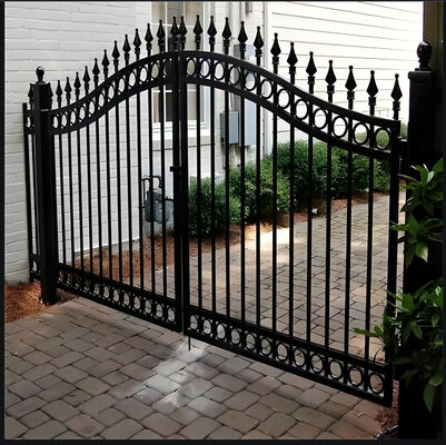 Modern Galvanized Steel Villa Gates for Indoor Outdoor Use
