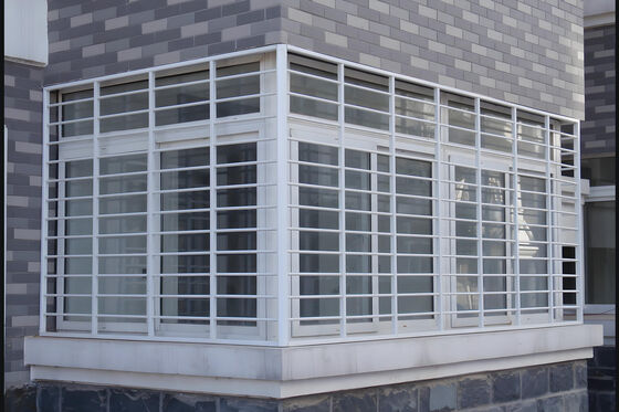 Galvanized Anti Intruder Metal Security Window with UV Blocking