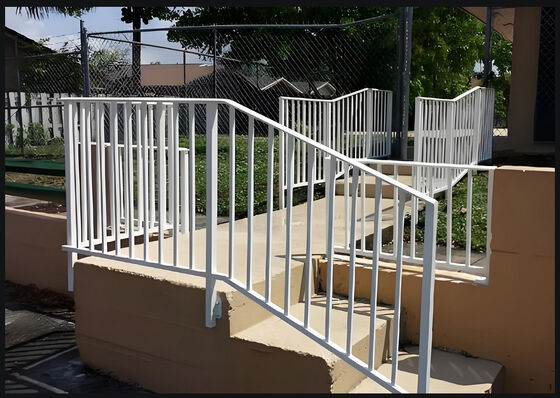 Galvanized Zinc Steel Safety Railing for Indoor Outdoor Use