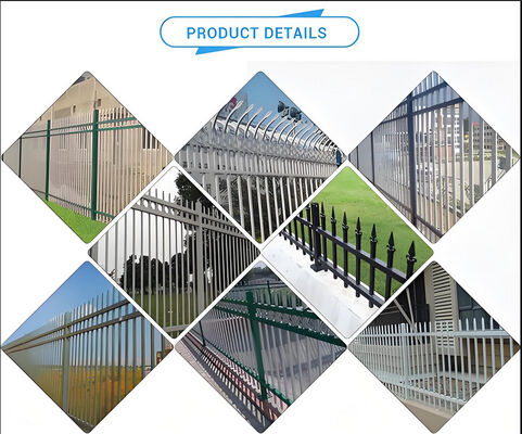 Galvanized Zinc Steel Railing for Indoor Outdoor Safety Fence