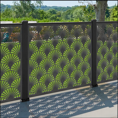 Galvanized Metal Wall Fence Modern Design for Indoor Outdoor Use
