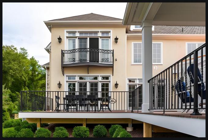 Wet Railing Galvanized Zinc Steel Safety Railing for Wet & Salt Areas